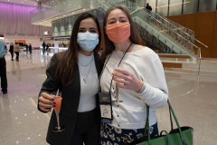 San Antonio, TX - SABCS 2021 San Antonio Breast Cancer Symposium - Attendees arrive during the symposium opening here today, Tuesday December 7, 2021. during the San Antonio Breast Cancer Symposium being held at the Henry B. Gonzalez Convention Center in San Antonio, TX. The symposium features physicians, researchers, patient advocates and healthcare professionals from over 90 countries with the latest research on breast cancer treatment and prevention. Photo by © MedMeetingImages/Todd Buchanan 2021 Technical Questions: todd@medmeetingimages.com