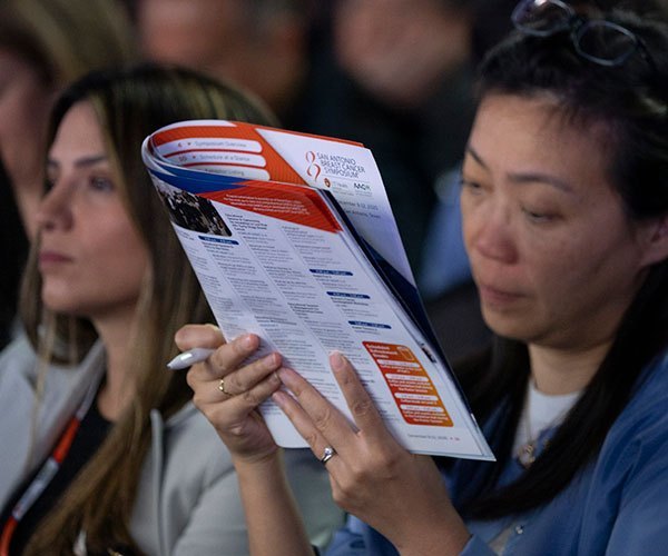 San Antonio, TX - SABCS 2025 San Antonio Breast Cancer Symposium @ SABCS Roberto Salgado speaks during General Session 1 - GS1-05 here today, Wednesday December 10, 2025. during the San Antonio Breast Cancer Symposium being held at the Henry B. Gonzalez Convention Center in San Antonio, TX. The symposium features physicians, researchers, patient advocates and healthcare professionals from over 90 countries with the latest research on breast cancer treatment and prevention. Photo by © MedMeetingImages/Todd Buchanan 2025 Technical Questions: todd@medmeetingimages.com