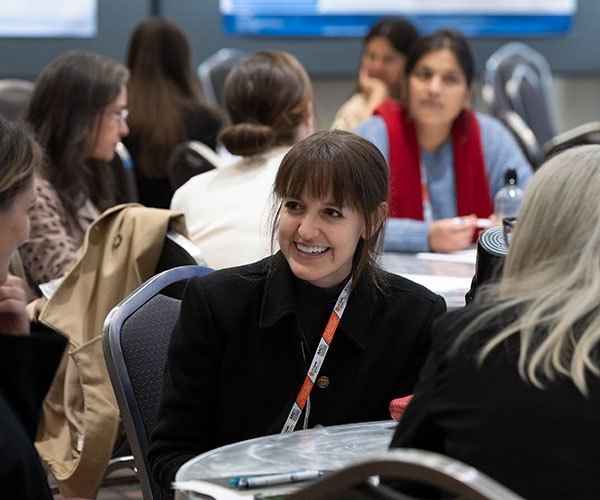 San Antonio, TX - SABCS 2025 San Antonio Breast Cancer Symposium @ SABCS Speakers and attendees during Women's Career Development Workshop here today, Wednesday December 10, 2025. during the San Antonio Breast Cancer Symposium being held at the Henry B. Gonzalez Convention Center in San Antonio, TX. The symposium features physicians, researchers, patient advocates and healthcare professionals from over 90 countries with the latest research on breast cancer treatment and prevention. Photo by © MedMeetingImages/Todd Buchanan 2025 Technical Questions: todd@medmeetingimages.com