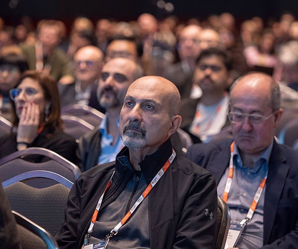 San Antonio, TX - SABCS 2025 San Antonio Breast Cancer Symposium @ SABCS Speakers and attendees during Rising Stars Award Lectures here today, Tuesday December 9, 2025. during the San Antonio Breast Cancer Symposium being held at the Henry B. Gonzalez Convention Center in San Antonio, TX. The symposium features physicians, researchers, patient advocates and healthcare professionals from over 90 countries with the latest research on breast cancer treatment and prevention. Photo by © MedMeetingImages/Todd Buchanan 2025 Technical Questions: todd@medmeetingimages.com