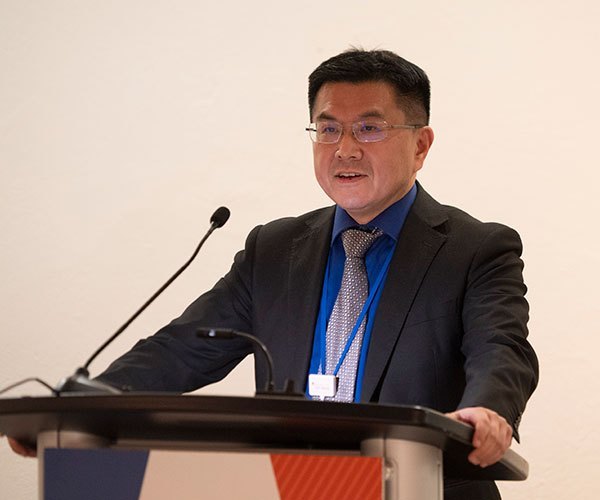 San Antonio, TX - SABCS 2025 San Antonio Breast Cancer Symposium @ SABCS SABCS Leadership during VIP Reception here today, Wednesday December 10, 2025. during the San Antonio Breast Cancer Symposium being held at the Henry B. Gonzalez Convention Center in San Antonio, TX. The symposium features physicians, researchers, patient advocates and healthcare professionals from over 90 countries with the latest research on breast cancer treatment and prevention. Photo by © MedMeetingImages/Todd Buchanan 2025 Technical Questions: todd@medmeetingimages.com