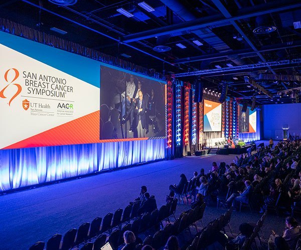 San Antonio, TX - SABCS 2025 San Antonio Breast Cancer Symposium @ SABCS Jun Mao, MD speaks during General Session 3 here today, Friday December 12, 2025. during the San Antonio Breast Cancer Symposium being held at the Henry B. Gonzalez Convention Center in San Antonio, TX. The symposium features physicians, researchers, patient advocates and healthcare professionals from over 90 countries with the latest research on breast cancer treatment and prevention. Photo by © MedMeetingImages/Todd Buchanan 2025 Technical Questions: todd@medmeetingimages.com