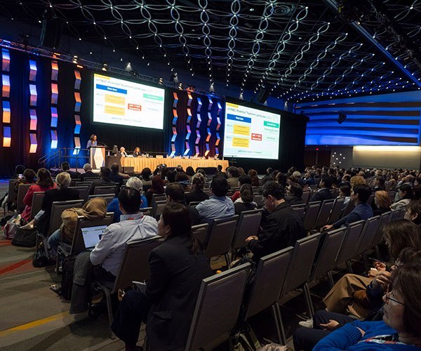 San Antonio, TX - SABCS 2025 San Antonio Breast Cancer Symposium @ SABCS Panelists speak during View from the Trenches: What to Do on Monday Morning here today, Friday December 12, 2025. during the San Antonio Breast Cancer Symposium being held at the Henry B. Gonzalez Convention Center in San Antonio, TX. The symposium features physicians, researchers, patient advocates and healthcare professionals from over 90 countries with the latest research on breast cancer treatment and prevention. Photo by © MedMeetingImages/Todd Buchanan 2025 Technical Questions: todd@medmeetingimages.com