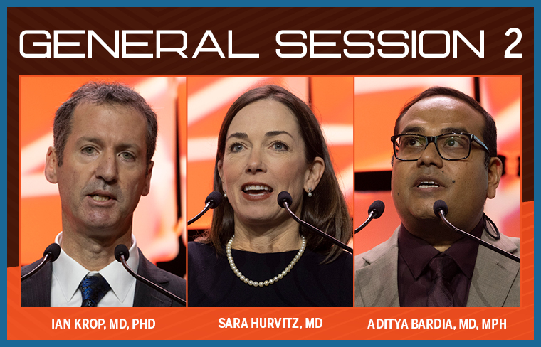 General Session 2 features latest findings from DESTINY-Breast02/03, TRIO-US B-12 TALENT trials